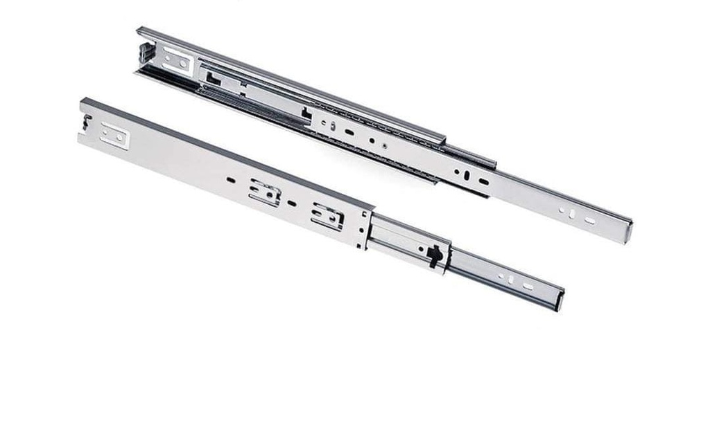 RIEL TELESCOPICO CIERRE CORRIENTE 18 450MM ECO