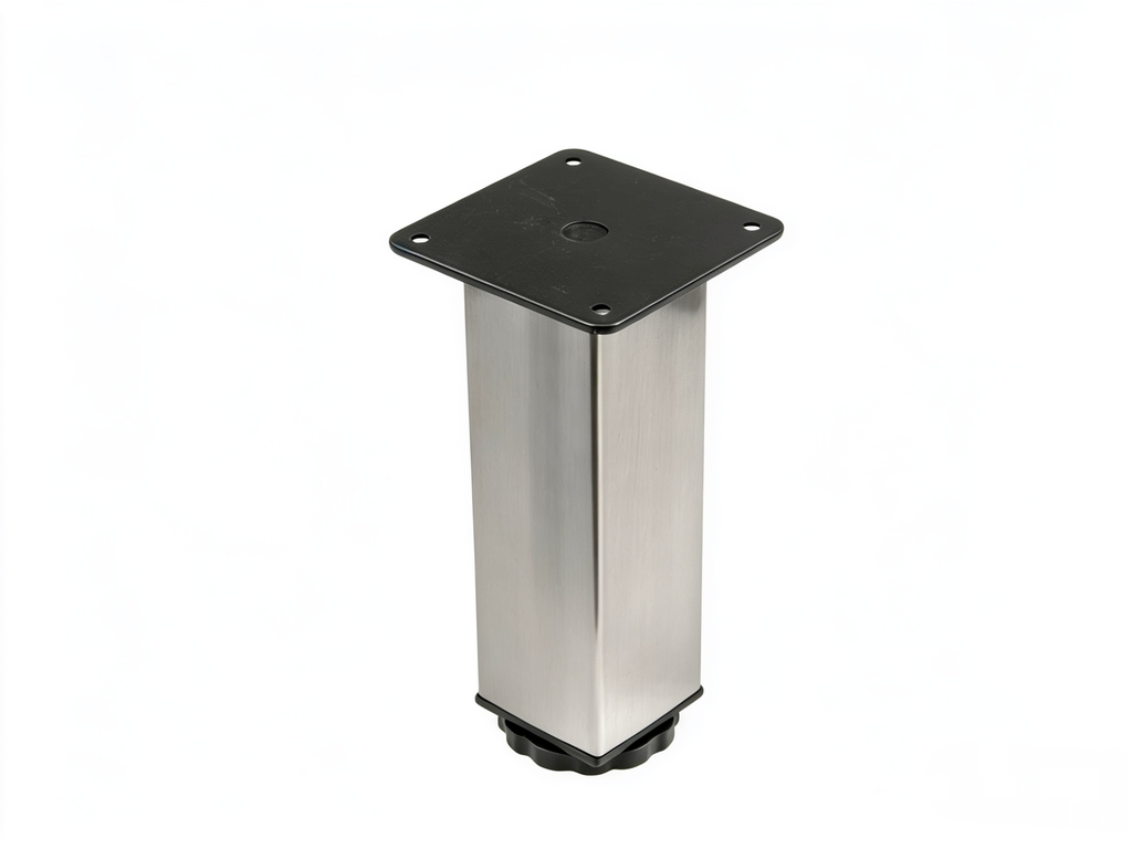 PATA MUEBLE INOXIDABLE CUADRADA UND 12CM