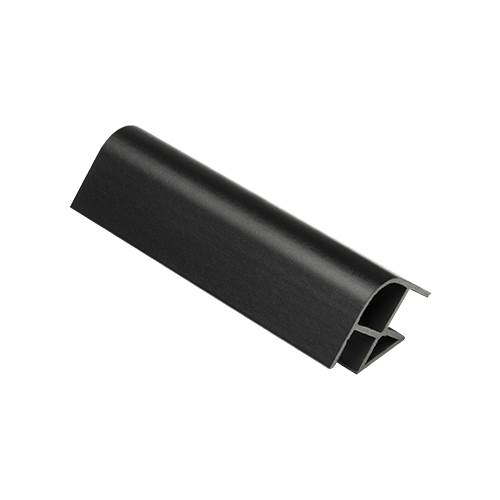 ESQUINERO RODAPIE NEGRO MATE 90X10CM ITALIANO