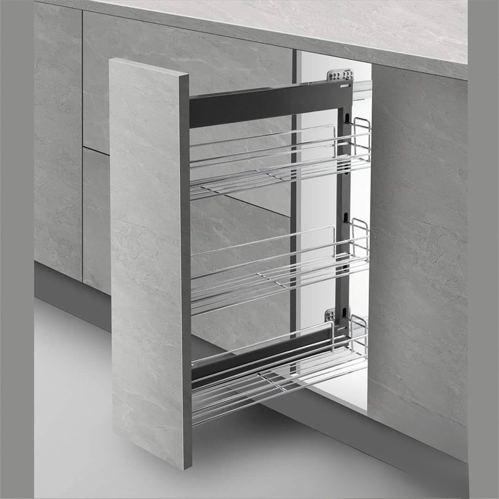 ESPECIERO 300MM 3 NIVELES IZQUIERDO INOX IT22615