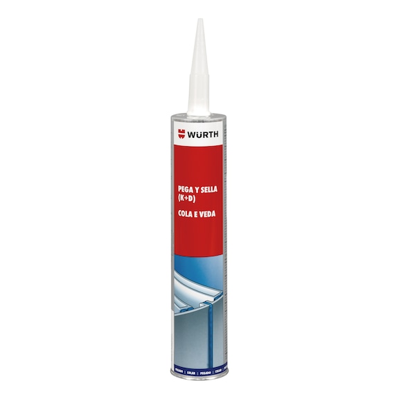 SILICON WURTH K+D GRIS 310ML