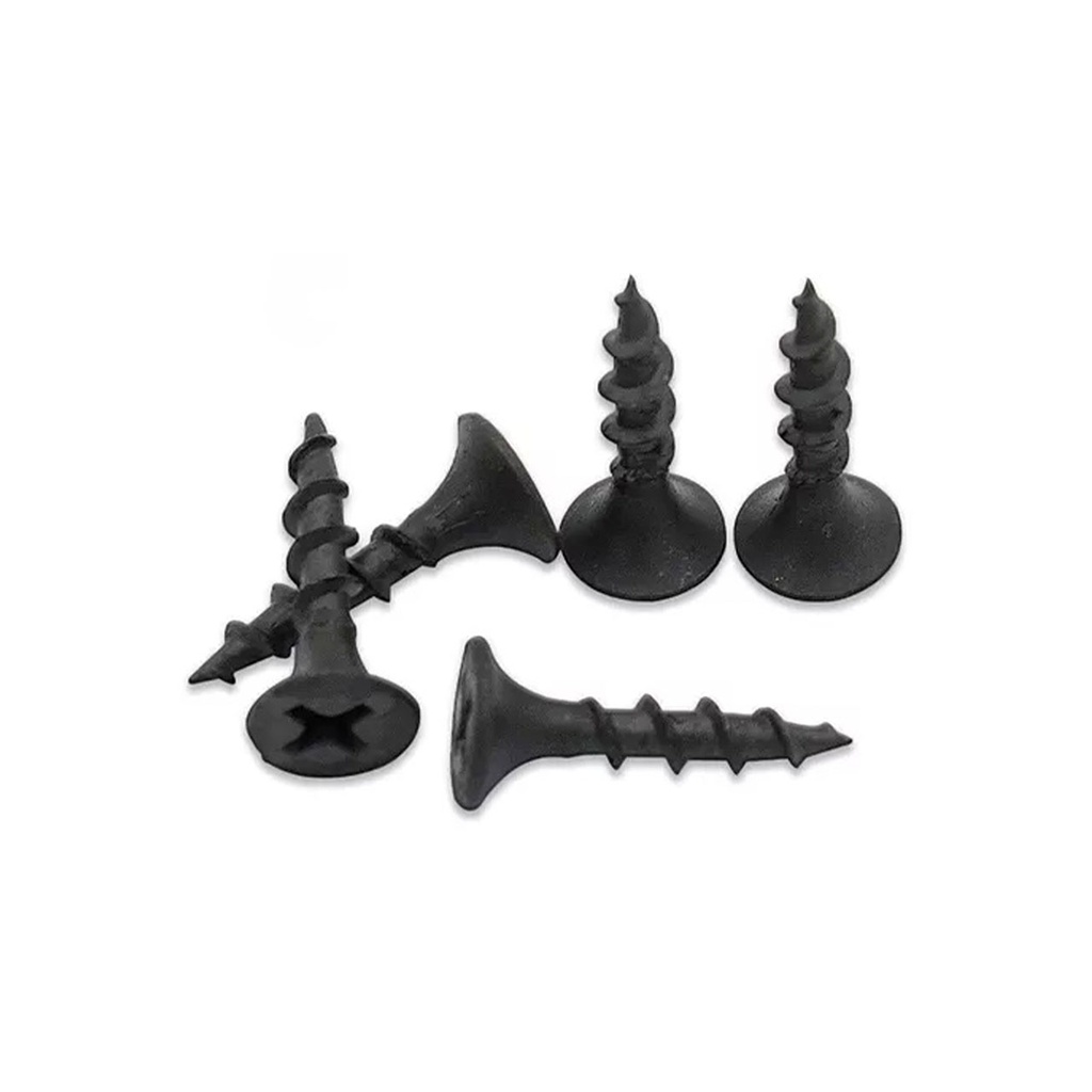 TORNILLO GYPSUM 6X3/4 ROSCA GRUESA NEGRO