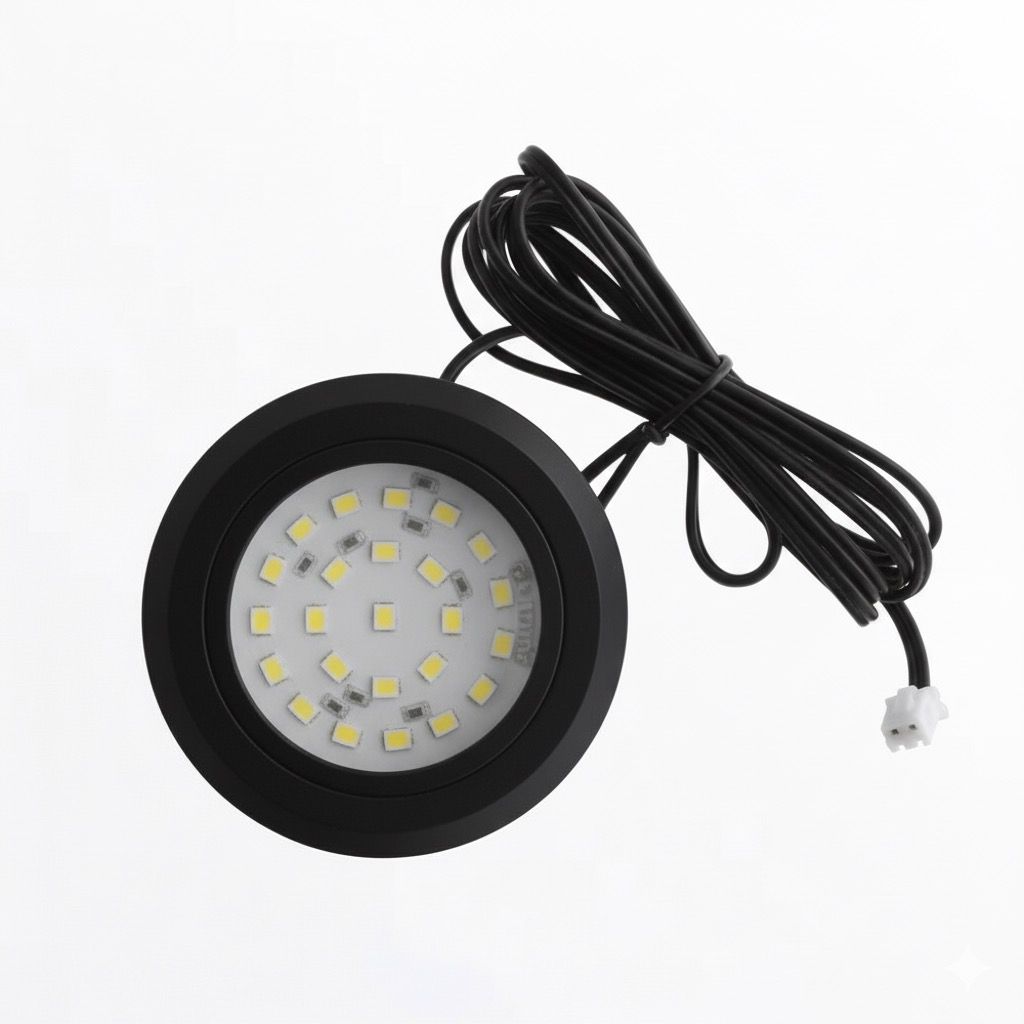 SPOT LED 12V EMBUTIR, NEGRO LUZ NATURAL IT50120