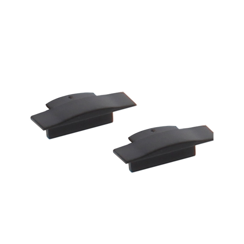 SET TERMINAL Y CLIP PERFIL EMBUTIR LED NEGRO IT54070