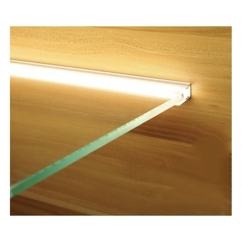 PERFIL LED ESTANTE VIDRIO ALUMINIO 2M IT54905