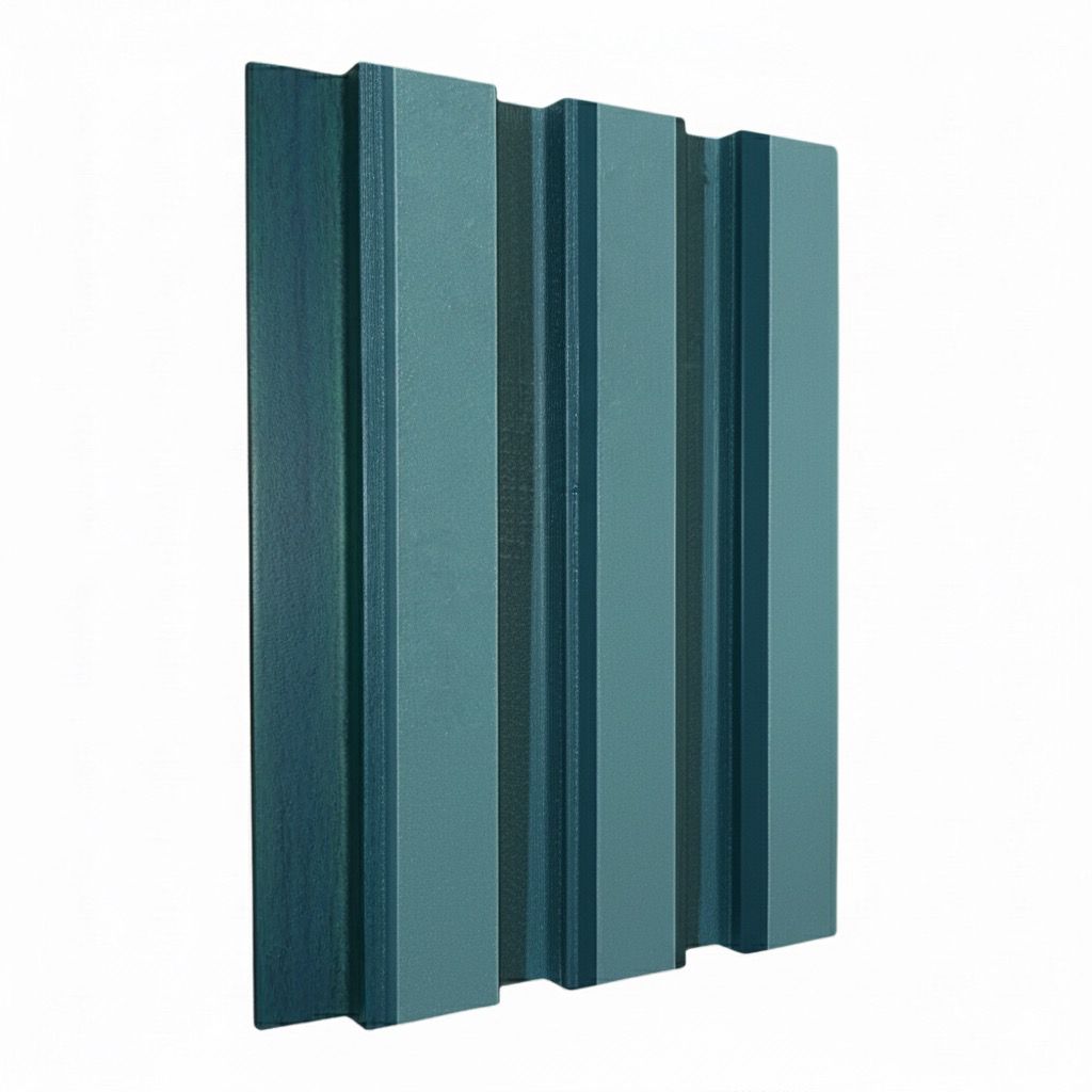 LAMINA ACANALADA DECORATIVA BLUEGREEN 24X160X290 DE055