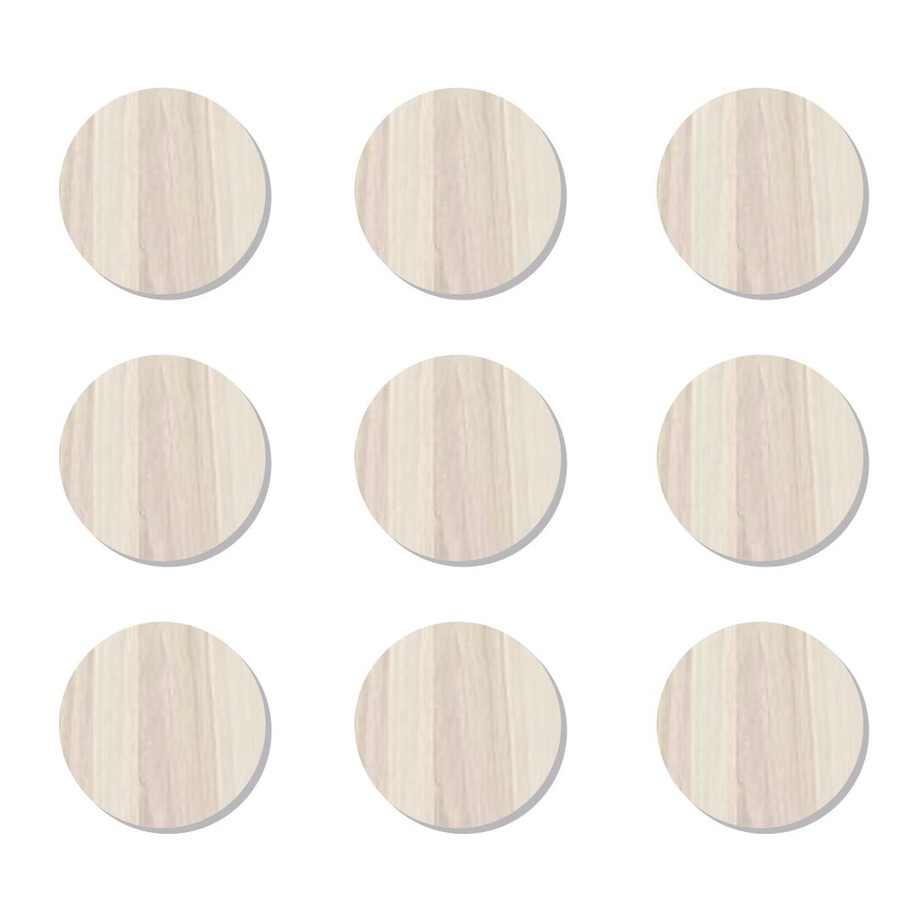 TAPA TORNILLO CASTAÑO BLANCO 50UND MASISA