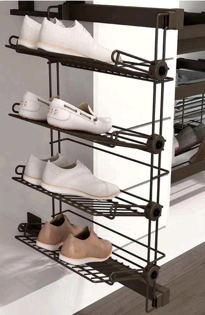 ZAPATERA REJILLA EXTRACION LATERAL IZQ 3 ESTANTES MOKA IT41235