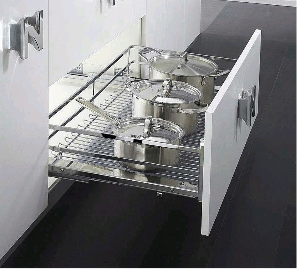 CANASTA ORGANIZADORA 3 LADOS 700MMS INOX IT20550
