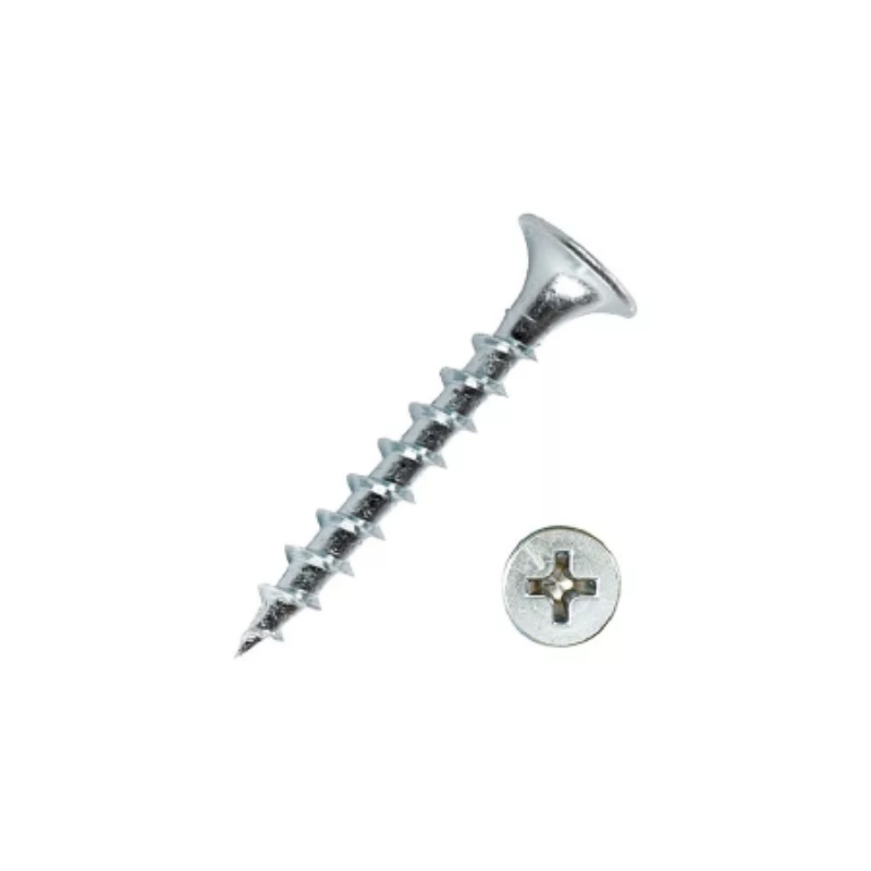 TORNILLO GYPSUM 6X1 ROSCA GRUESA ZINC