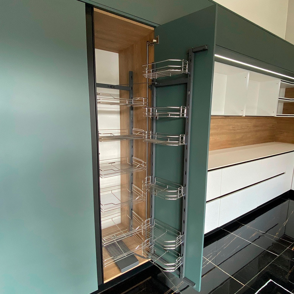 ALACENA ABATIBLE 450MM 6 NIVELES INOX IT21505