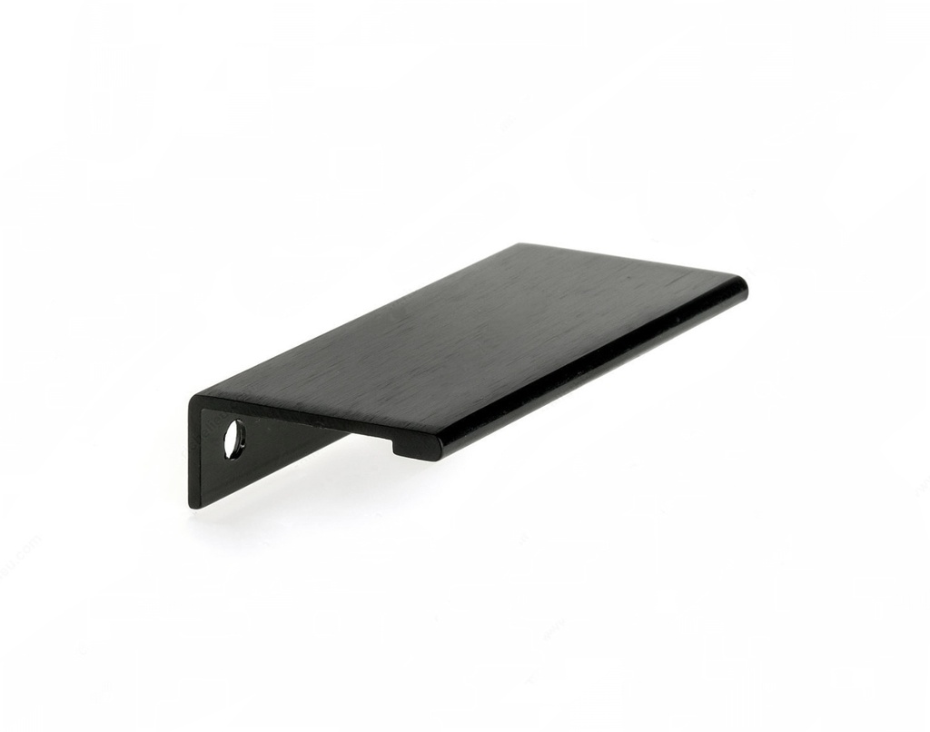 TIRADERA CANTO L NEGRO MATE 96MMS