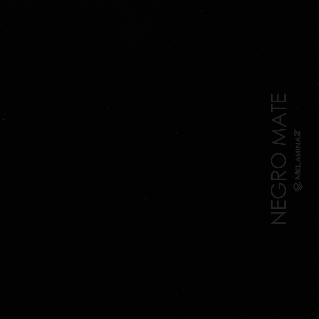 MELAMINA NEGRO MATE HIDROFUGA 16X210X244 ESPAÑOLA