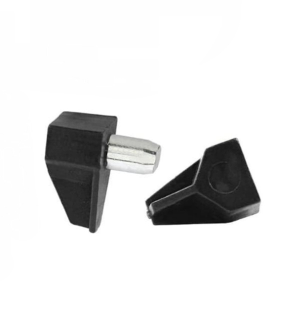 PIN ESTANTE SOPORTE PLASTICO NEGRO UND