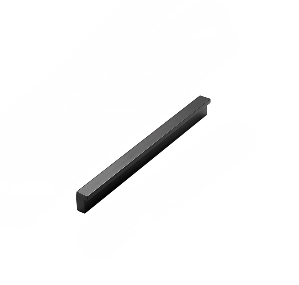 TIRADERA TEMPO ALUMINIO NEGRO MB 192MM HM42630