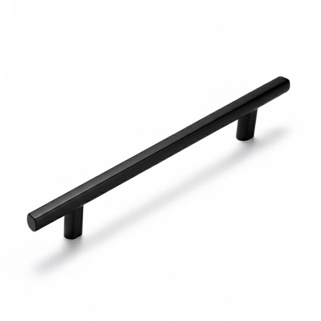 TIRADERA HEXAGONAL NEGRO MB 256MMS HM45040