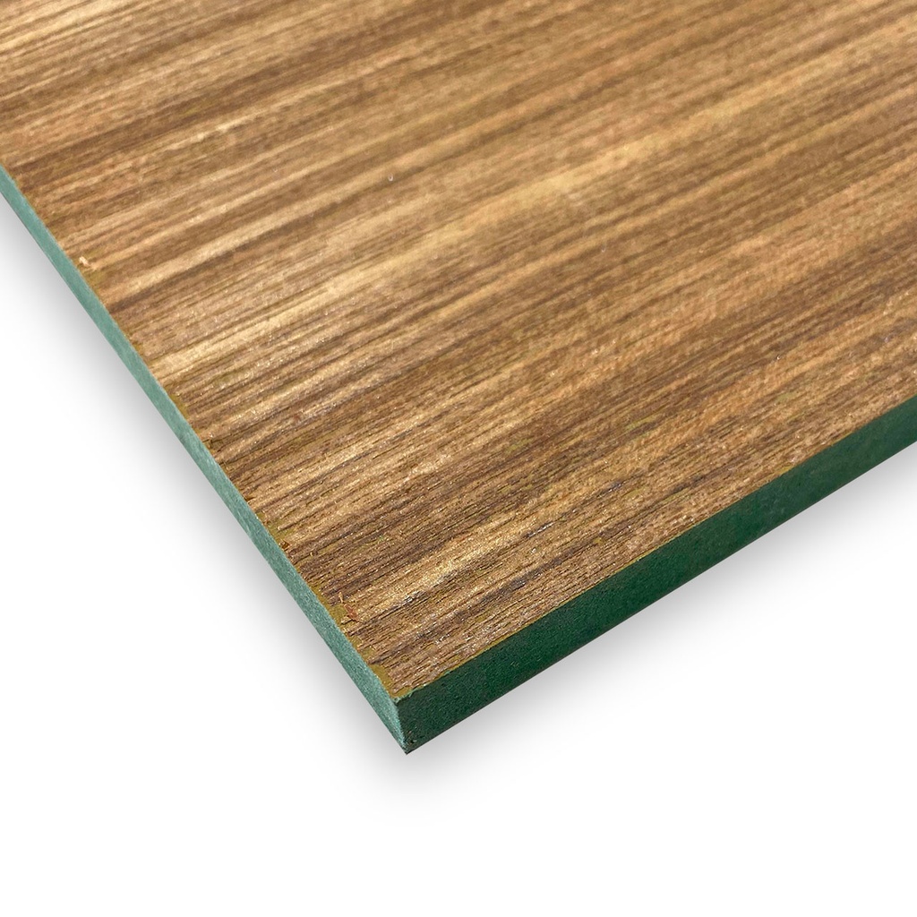 MDF ENCHAPADO TECA HIDROFUGA 12X122X244 ESPAÑOLA