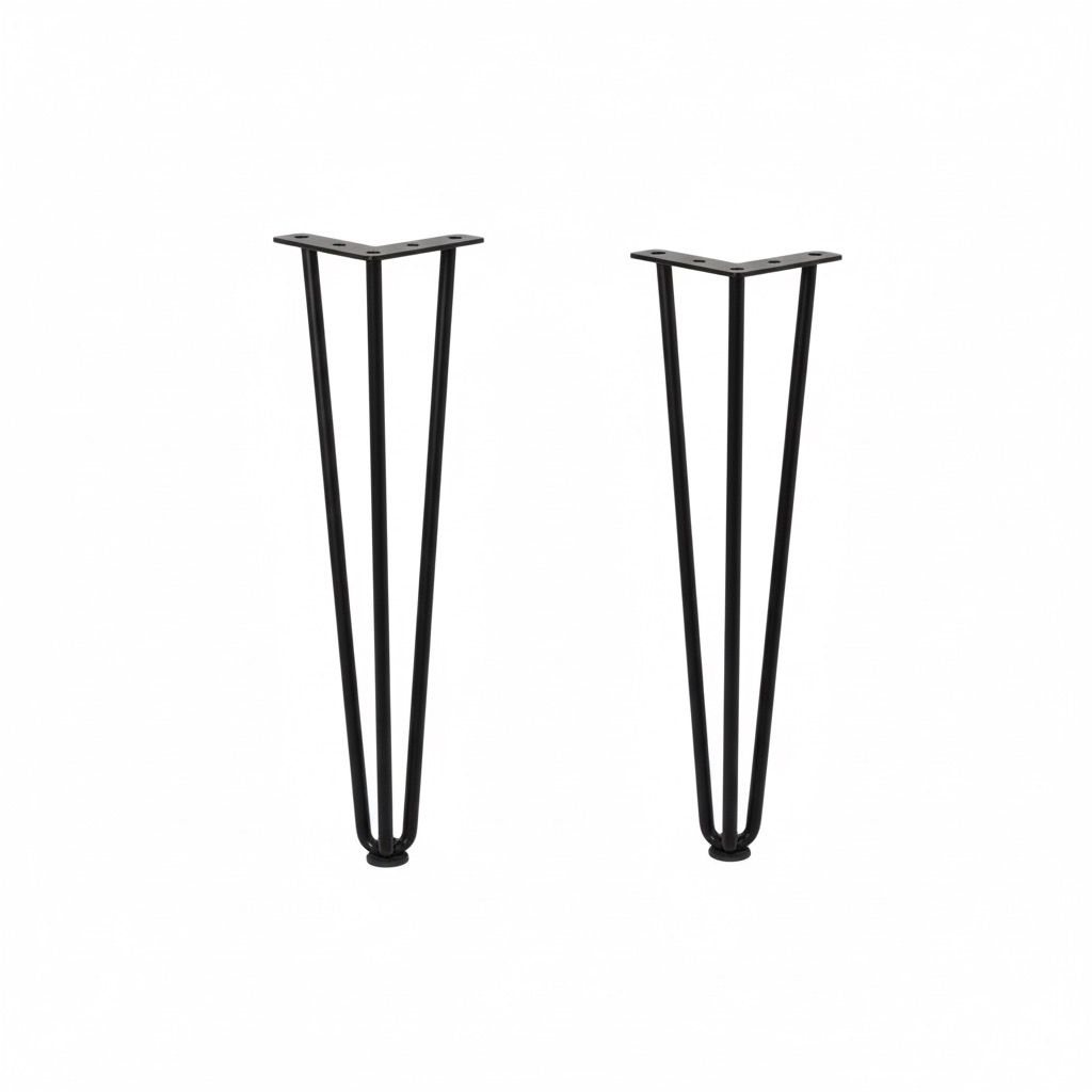 PATA MUEBLE HARPIN NEGRO UND 40CM