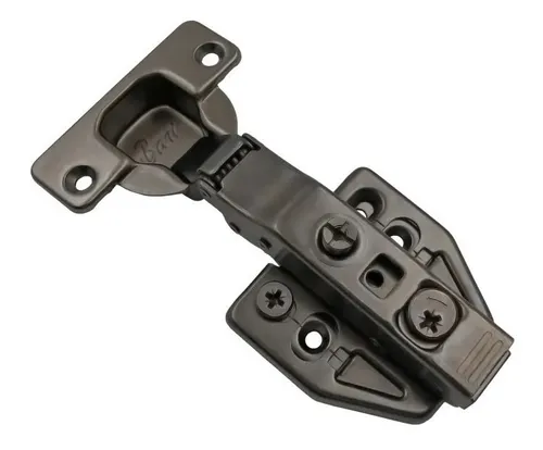 BISAGRA RECTA CLIP ON CIERRE LENTO MOKA SALINIZADO SYSKOR