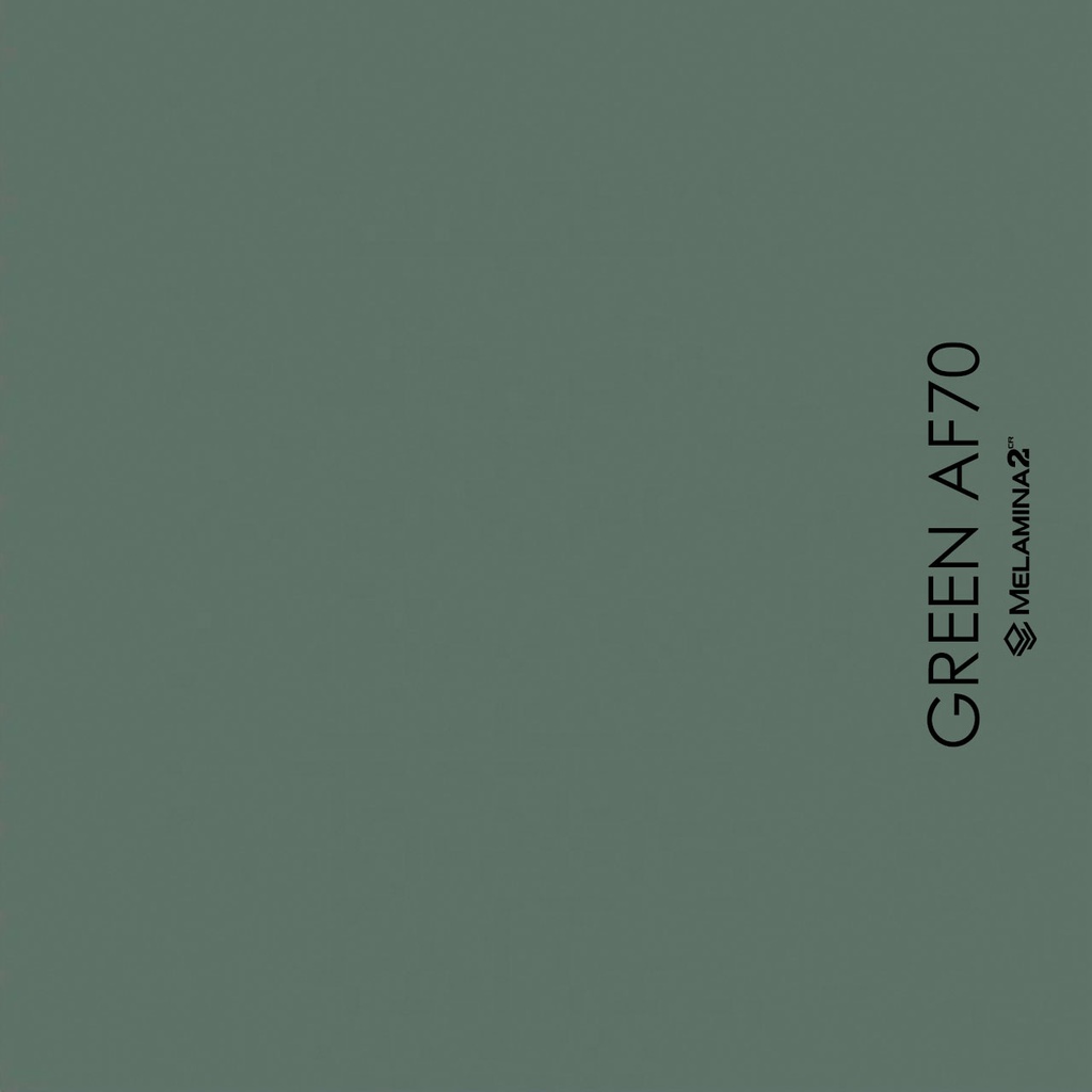MELAMINA MDF ULTRA MATE GREEN AF70 ACRYLIC ANTI-HUELLA HIDROFUGA 18MMX122X280