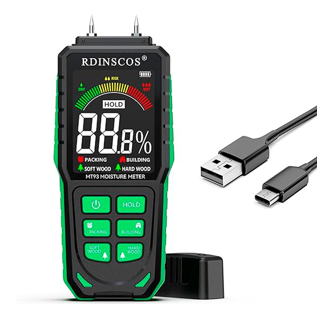 MEDIDOR DE HUMEDAD MADERA RDINSCOS 2 PINES