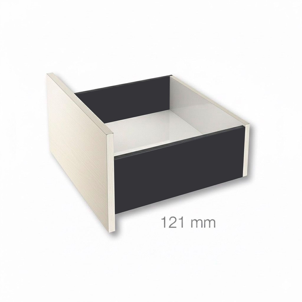 KIT CAJON VISION TOP 121MM ANTRACITA 500MM T72A14500 SYSKOR