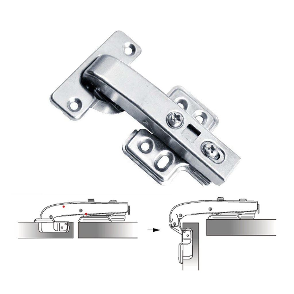 BISAGRA ESQUINERA 90 CLIP-ON CIERRE LENTO ECO
