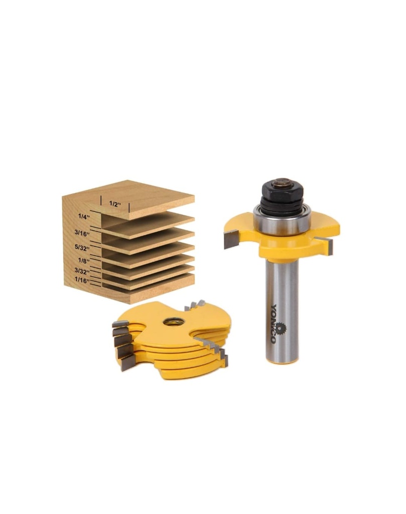 CUCHILLA ROUTER DE RANURA 6 UND 1/2 Y 1/4 CARBURO