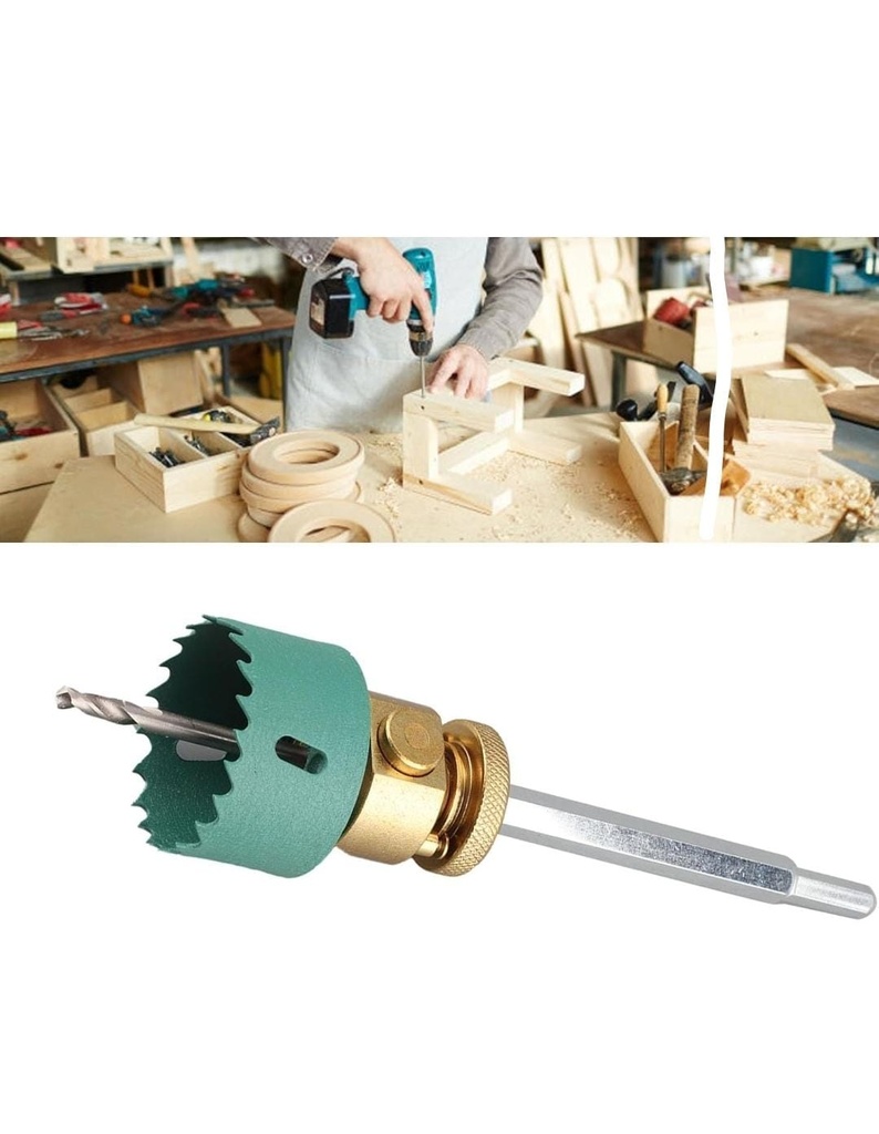 BROCA SIERRA 55MM CON BARILLA DESMONTAJE