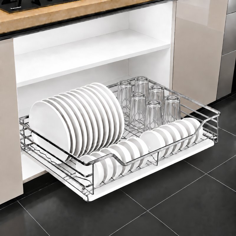 CANASTA ORGANIZADORA 4 LADOS 800MMS INOX IT20655