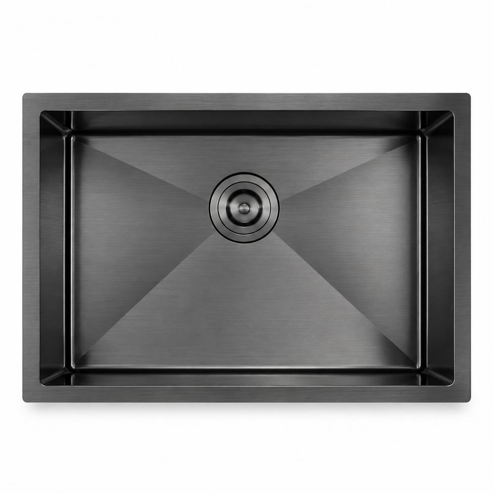 FREGADERO SUBMONTAR INOX GRAFITO 762X457 1 TANGUE FG20025