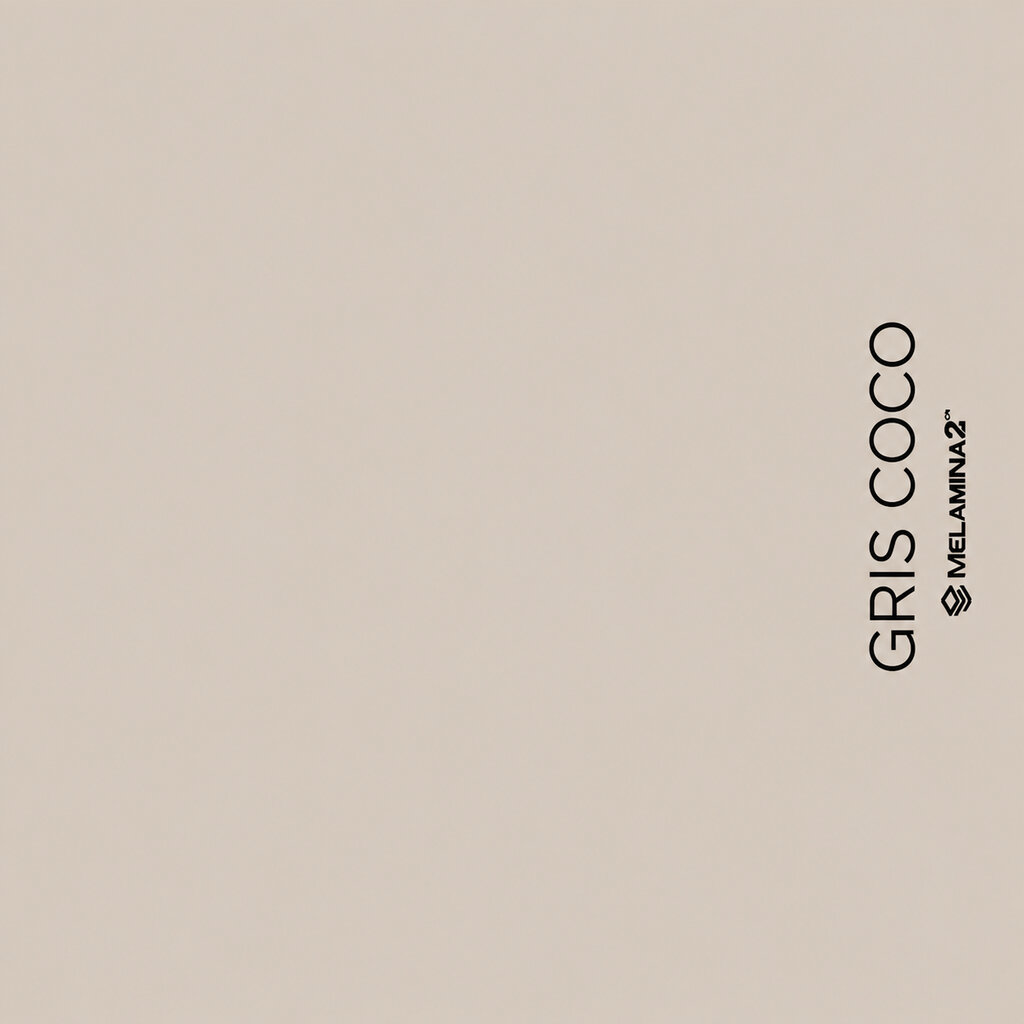 MELAMINA GRIS COCO SUPER MATE HIDROFUGA 18X210X285 ESPAÑOLA