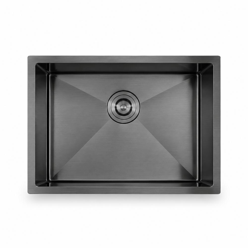 FREGADERO SUBMONTAR INOX GRAFITO 584X457 1 TANGUE FG20015