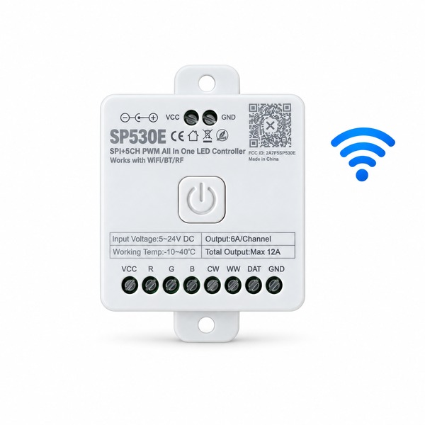 CONTROLADOR RGB WIFI UNIVERSAL PARA TIRA LED IT0012 RV