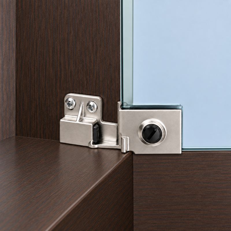 BISAGRA SUPERIOR-INFERIOR PUERTA VIDRIO ET 5150 CHAMPAGNE PAR