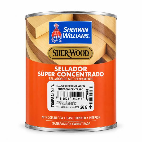 SELLADOR NITRO PARA MADERA SUPER CONCENTRADO T60FSA10-1/4 SHERWIN WILLIAMS