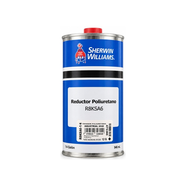 THINNER POLIURETANO INDUSTRIAL 6040 R8KSA6-1/4 SHERWIN WILLIAMS