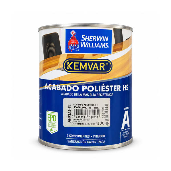 ACABADO POLIESTER HS MATE F64FSA2-1/4 SHERWIN WILLIAMS