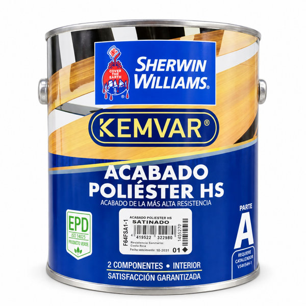 ACABADO POLIESTER HS SATINADO F64FSA1-1 SHERWIN WILLIAMS