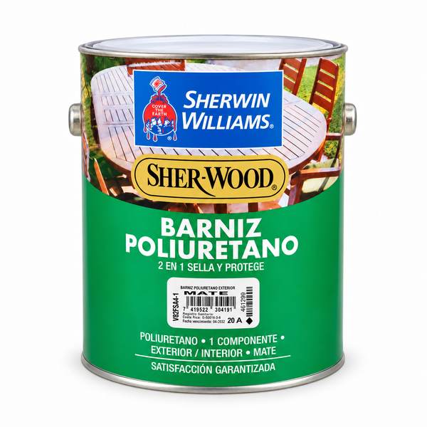 BARNIZ POLIURETANO EXTERIOR MATE V82FSA4-1 SHERWIN WILLIAMS