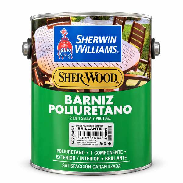 BARNIZ POLIURETANO EXTERIOR BRILLANTE V82VSA2-1 SHERWIN WILLIAMS