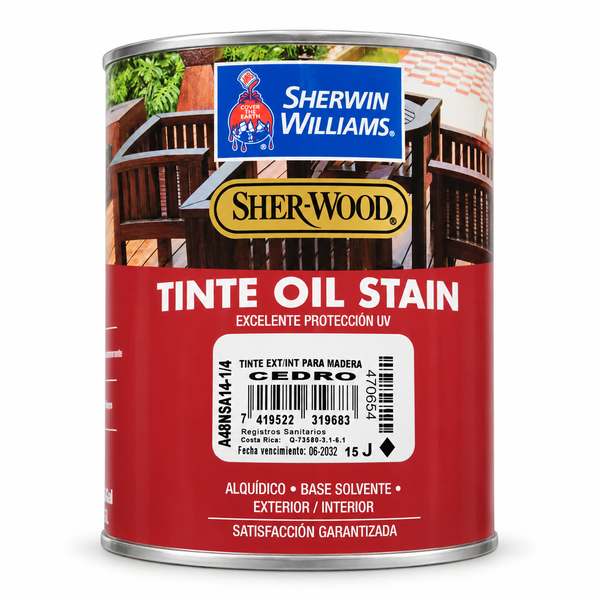 TINTE EXT/INT PARA MADERA CEDRO A48NSA14-1/4 SHERWIN WILLIAMS
