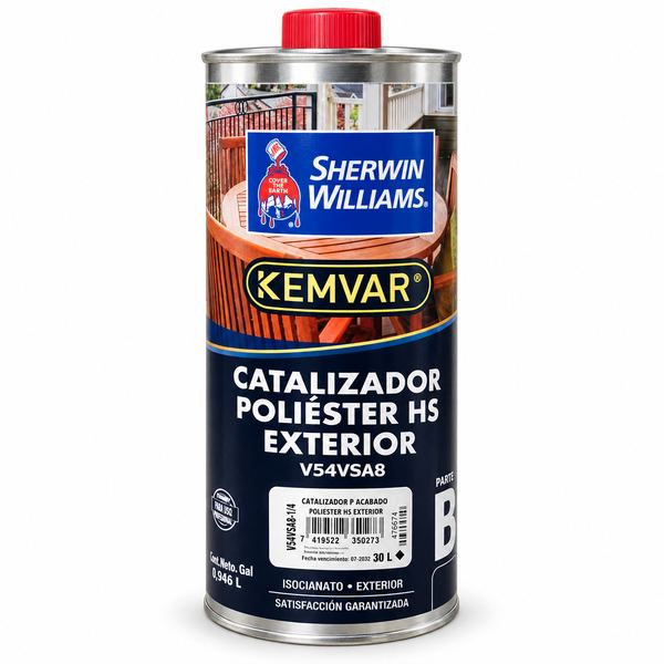 CATALIZADOR PARA ACABADO POLIESTER HS EXTERIOR V54VSA8-1/4 SHERWIN WILLIAMS