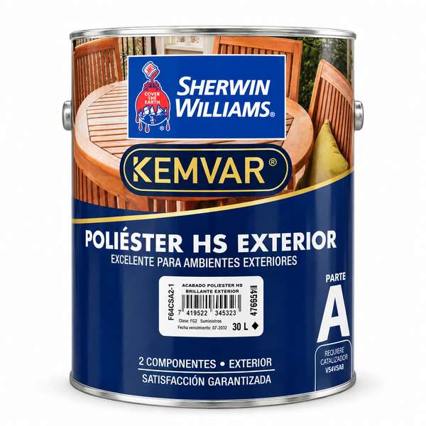 ACABADO POLIESTER HS BRILLANTE EXTERIOR F64CSA2-1 SHERWIN WILLIAMS