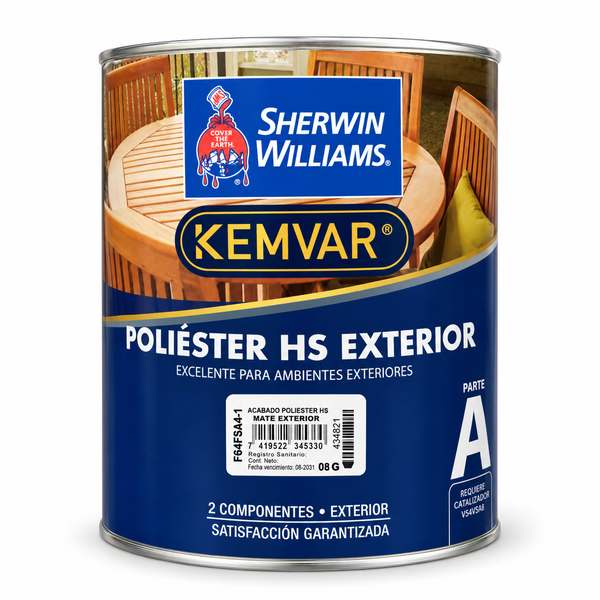 ACABADO POLIESTER HS MATE EXTERIOR F64FSA4-1 SHERWIN WILLIAMS