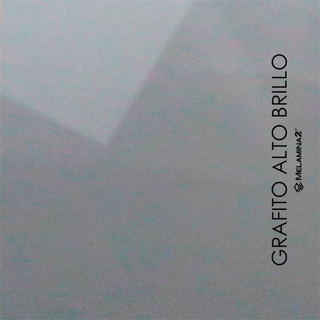 MELAMINA GRAFITO ALTO BRILLO 18X122X280 AGT