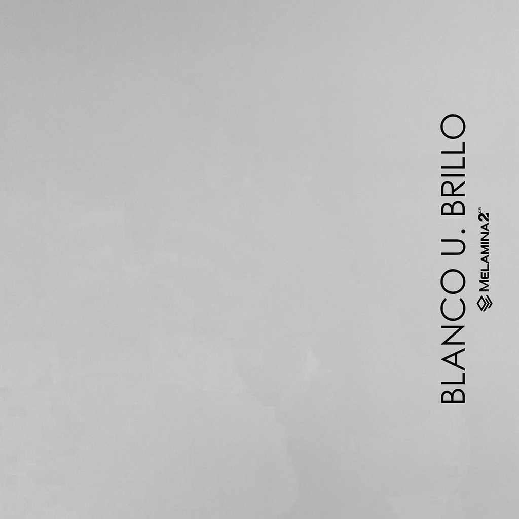 MELAMINA BLANCO ALTO BRILLO 18X122X280 ITALIANA