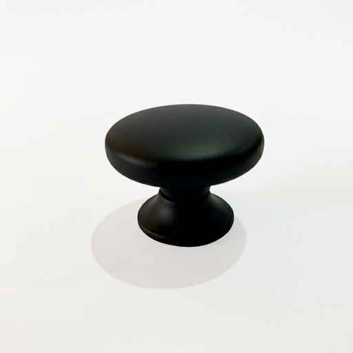 [POMO CHATO NEGRO 34] POMO CHATO PLANO NEGRO INOX 34MM