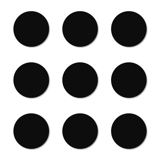 [TT NEGRO 50UND] TAPA TORNILLO NEGRO 50UND MASISA