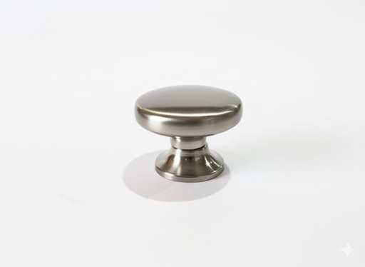 [POMO CHATO NIQUEL 34] POMO CHATO PLANO NIQUEL INOX 34MM